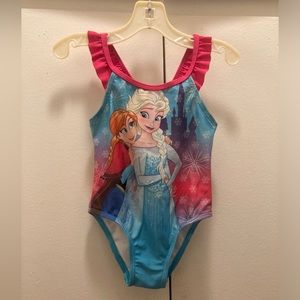 Elsa and Ana toddler bathing suit
